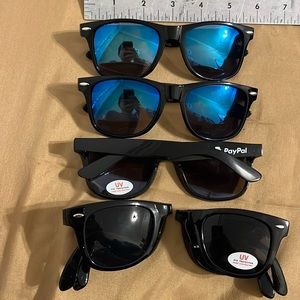 Paypal logo SUNGLASSES 3 + 2 Fold-Up BONUS New